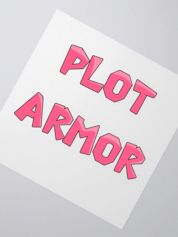 plot armor sticker product image (2)