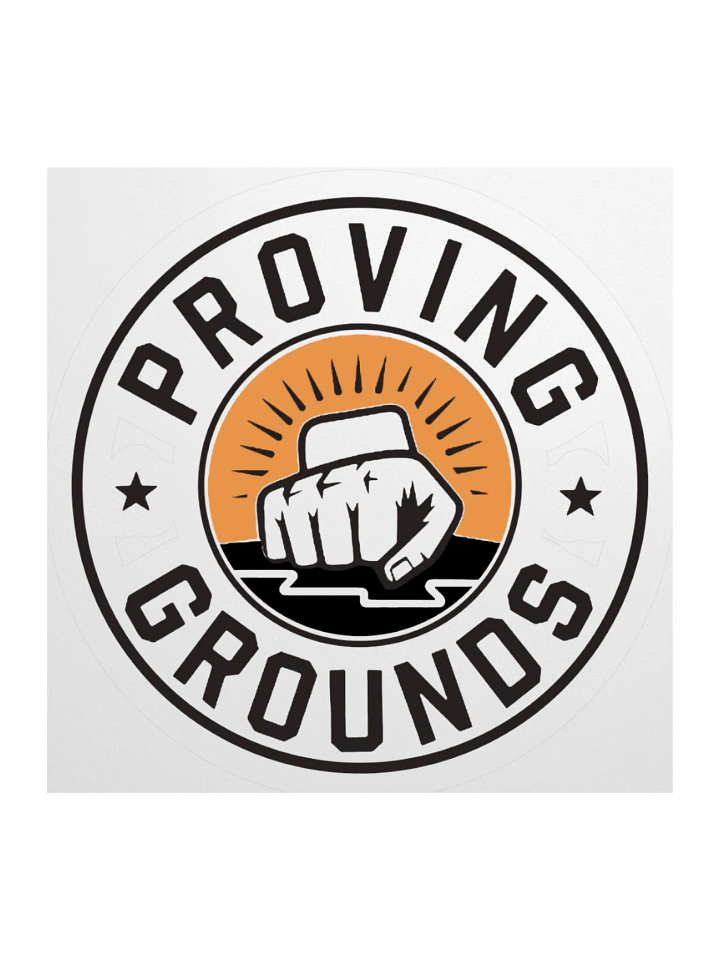 GVC Proving Grounds Kiss Cut Sticker product image (2)