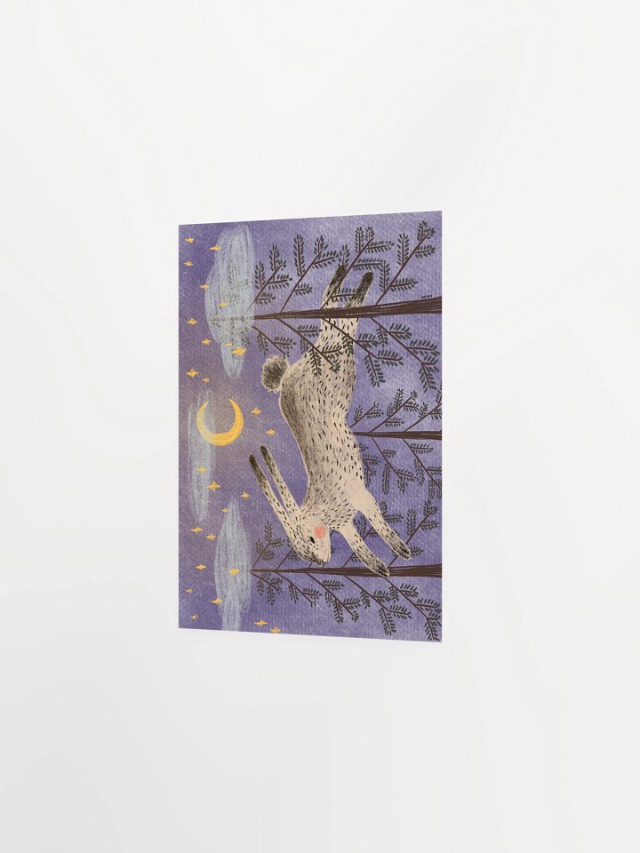 moonlight hare in the woods product image (2)
