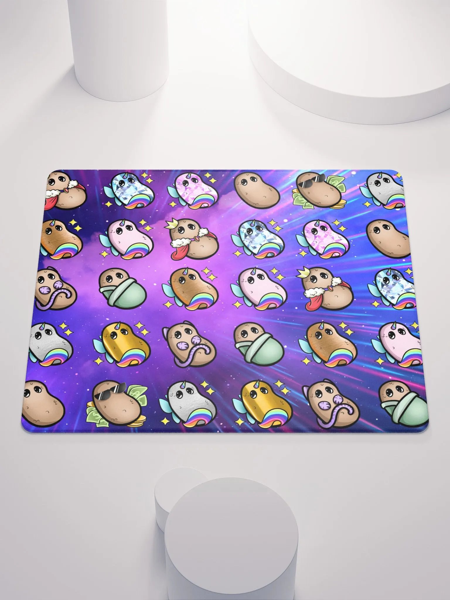 ''Patates intergalactiques'' Tapis de souris de jeu product image (1)