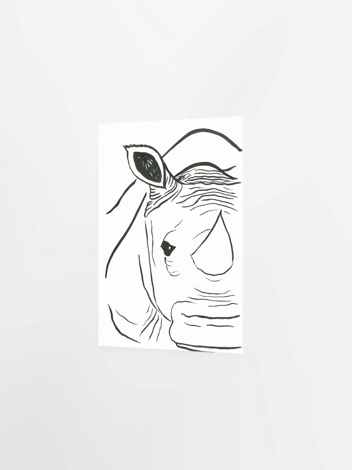 Face Of A Rhino Art Print product image (8)