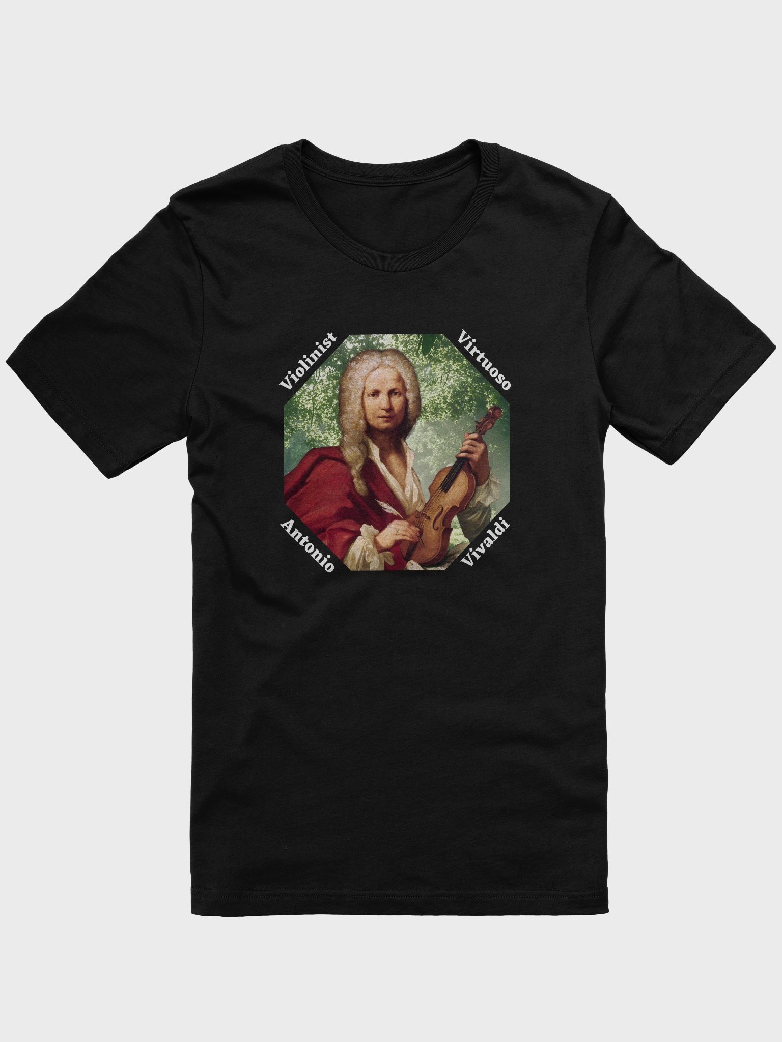 Antonio Vivaldi - Violinist Virtuoso | Dark T-Shirt product image (13)