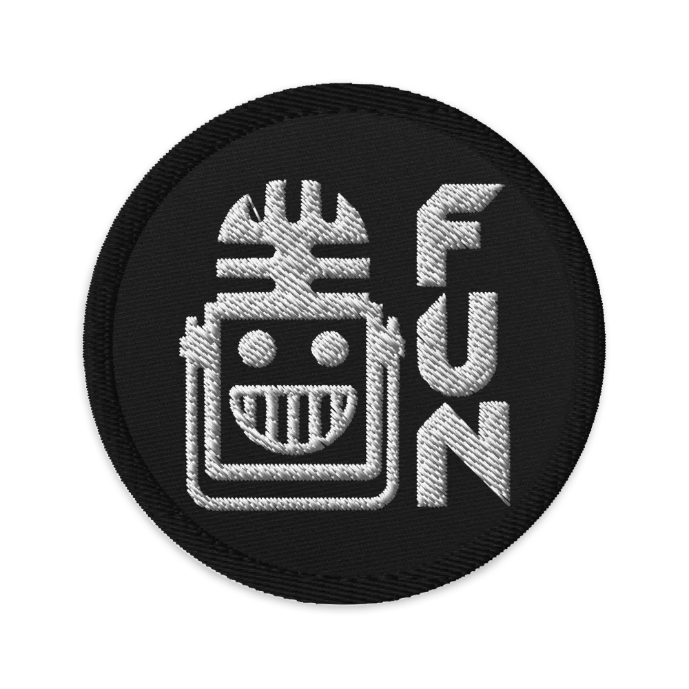 FUN Circle Embroidered Patch product image (1)