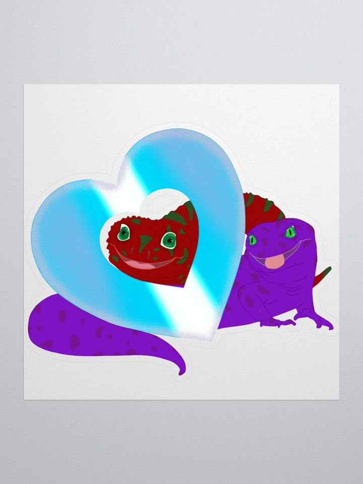 Gecko Love Sticker product image (1)