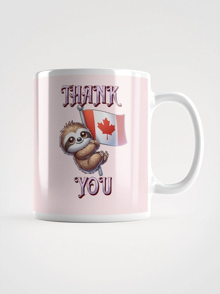 THANK YOU SLOTH CANADA FLAG product image (1)