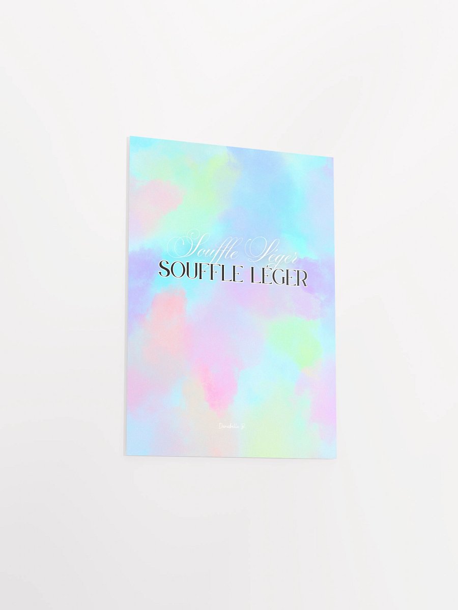 Poster Pastel Nuances de Lumière - Souffle Léger - Cadeau Inspirant product image (5)