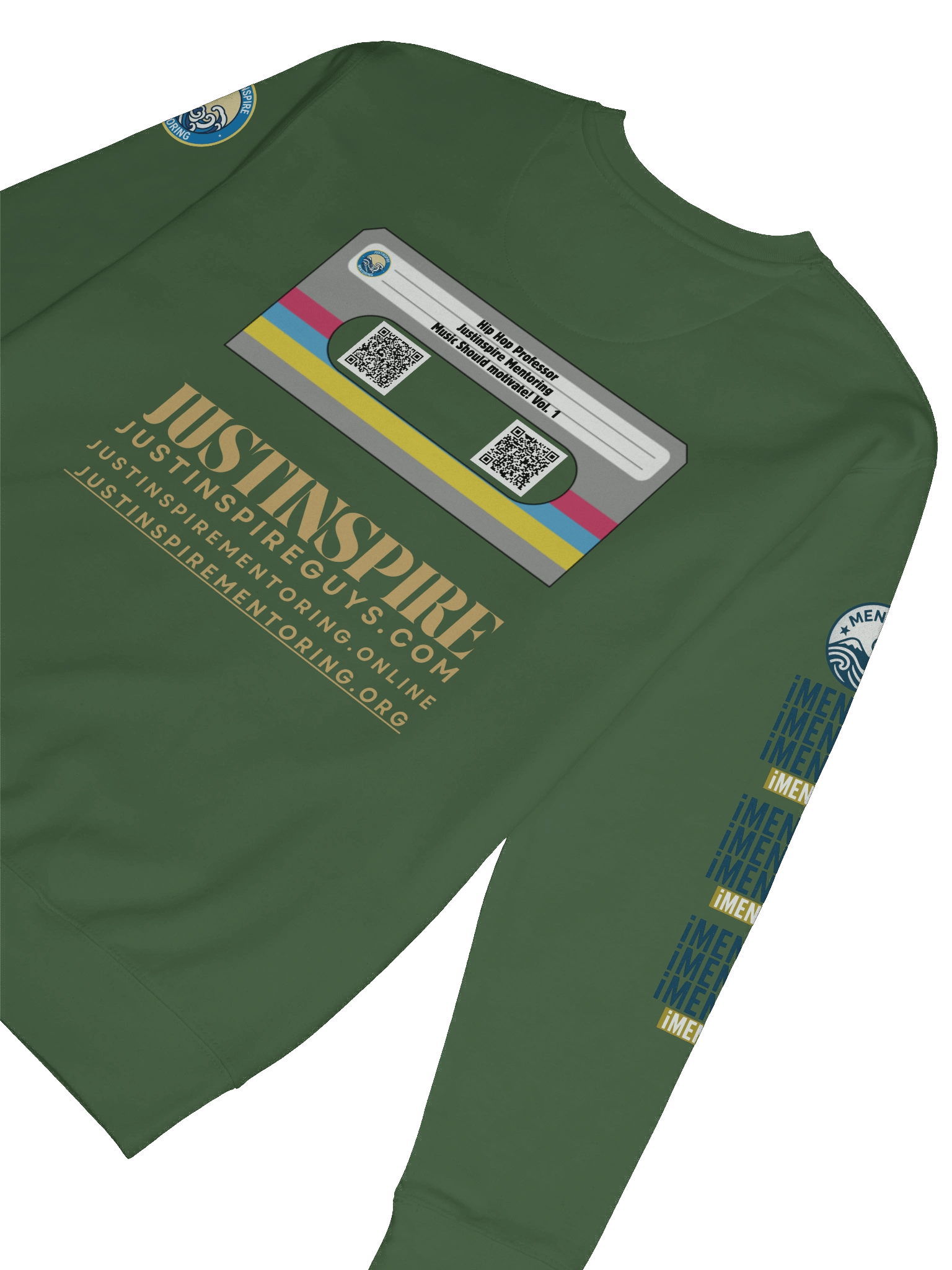 Mentors Only Cassette Crewneck – JustINSPIRE Legacy Edition product image (46)
