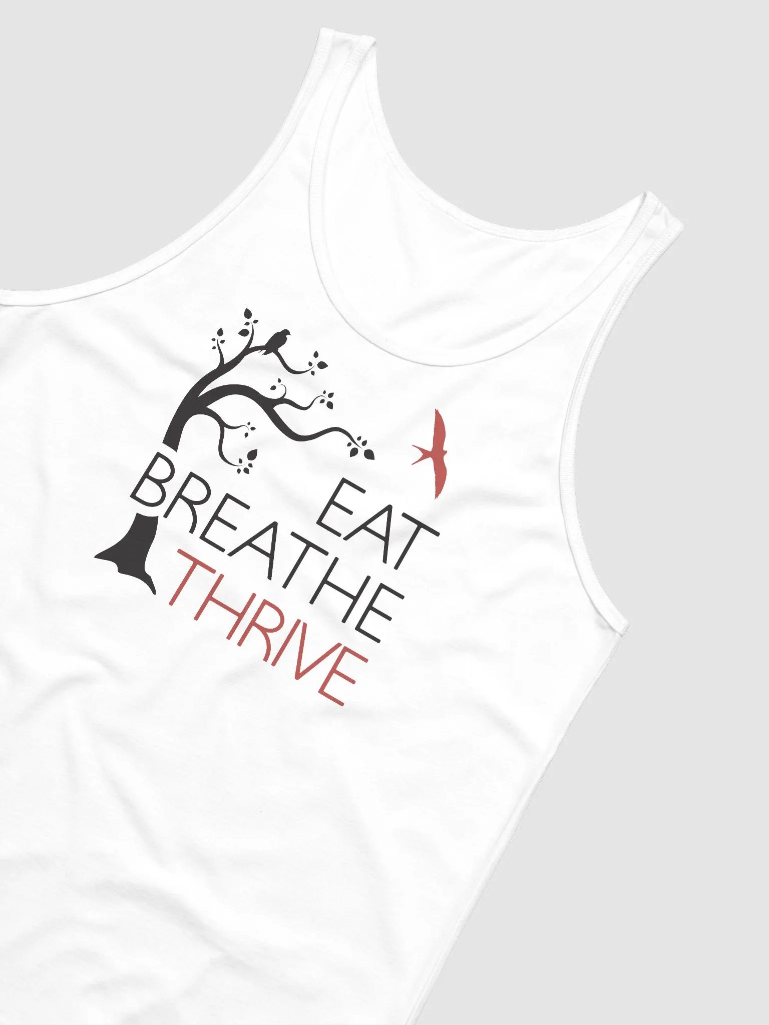 Eat Breathe Thrive | white tank product image (2)
