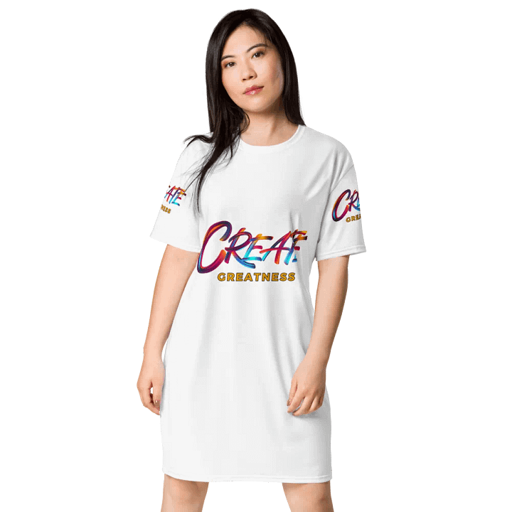 Create Greatness All-Over T-Shirt Dress product image (1)