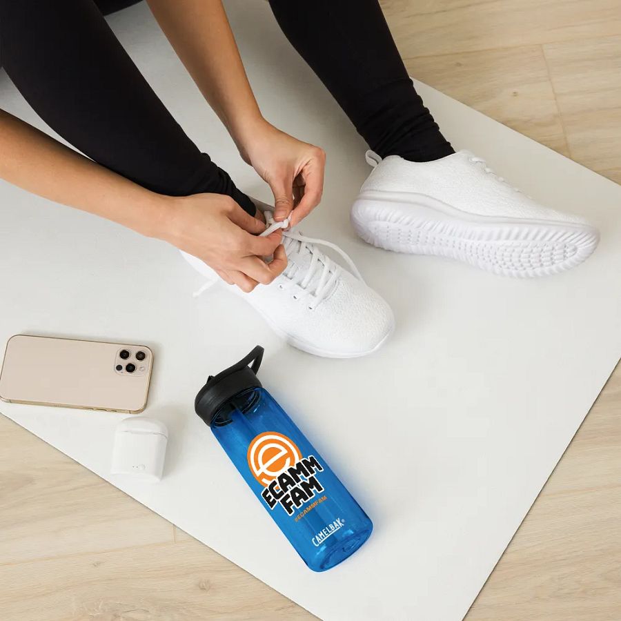 Orange Logo Ecamm Fam Water Bottle product image (9)