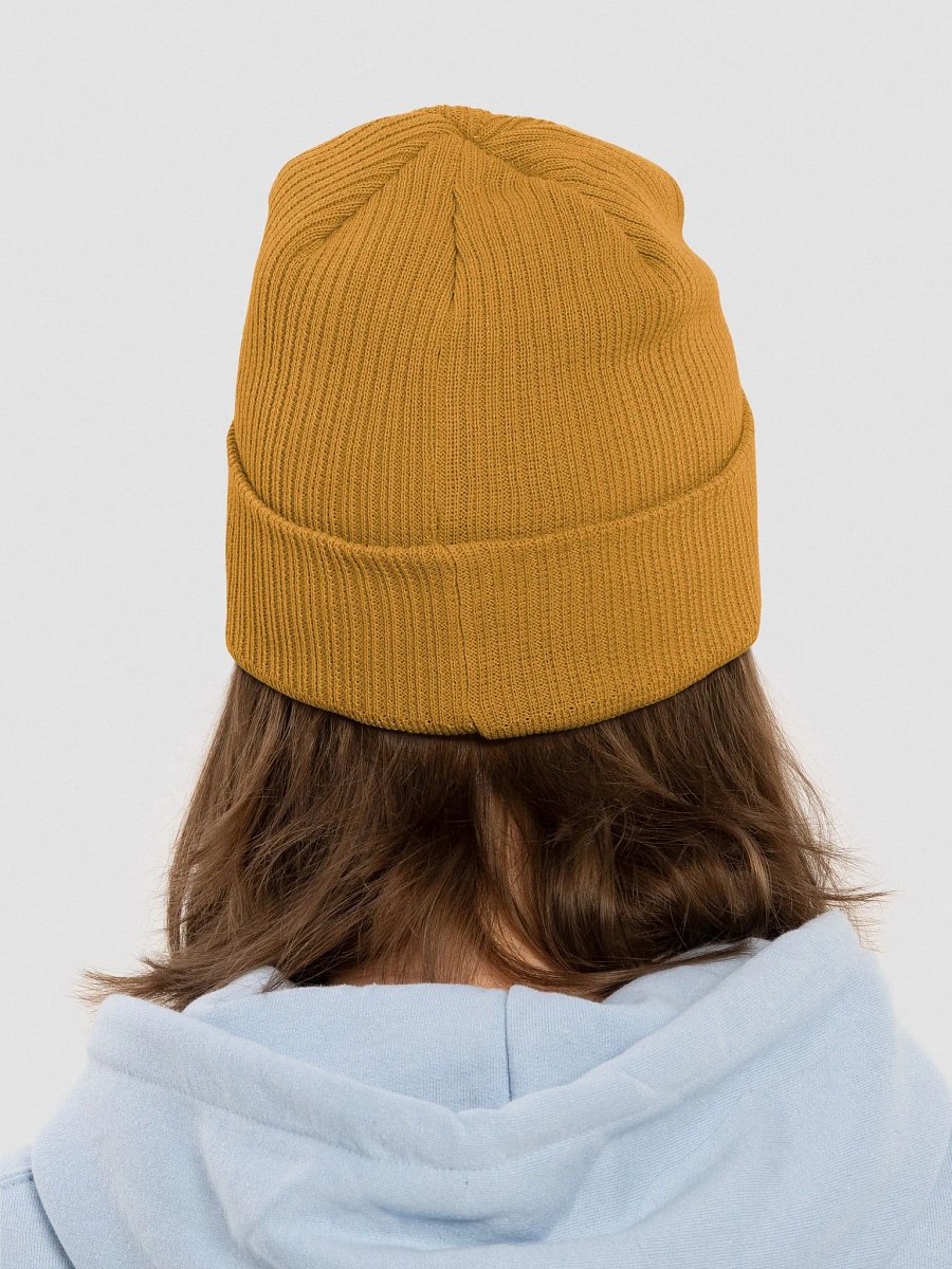 Atlantis Organic Cotton Ribbed Beanie with Embroidered ZENITH Design product image (9)