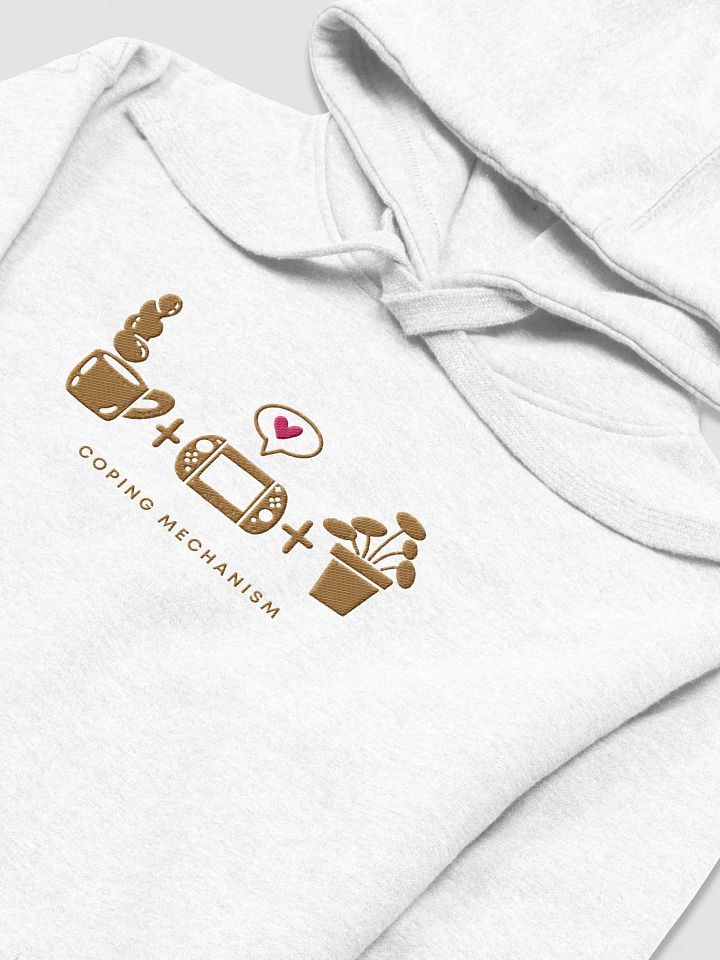 COPING MECHANISM BROWN HOODIE product image (1)