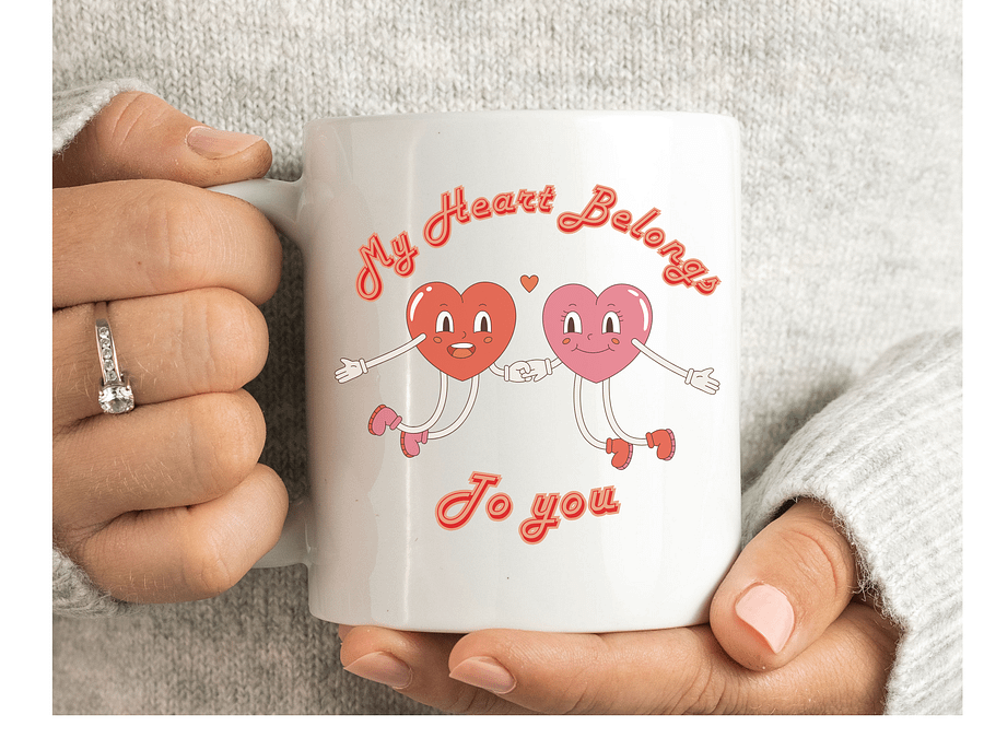 My Heart Belongs to You Valentines Mug product image (3)