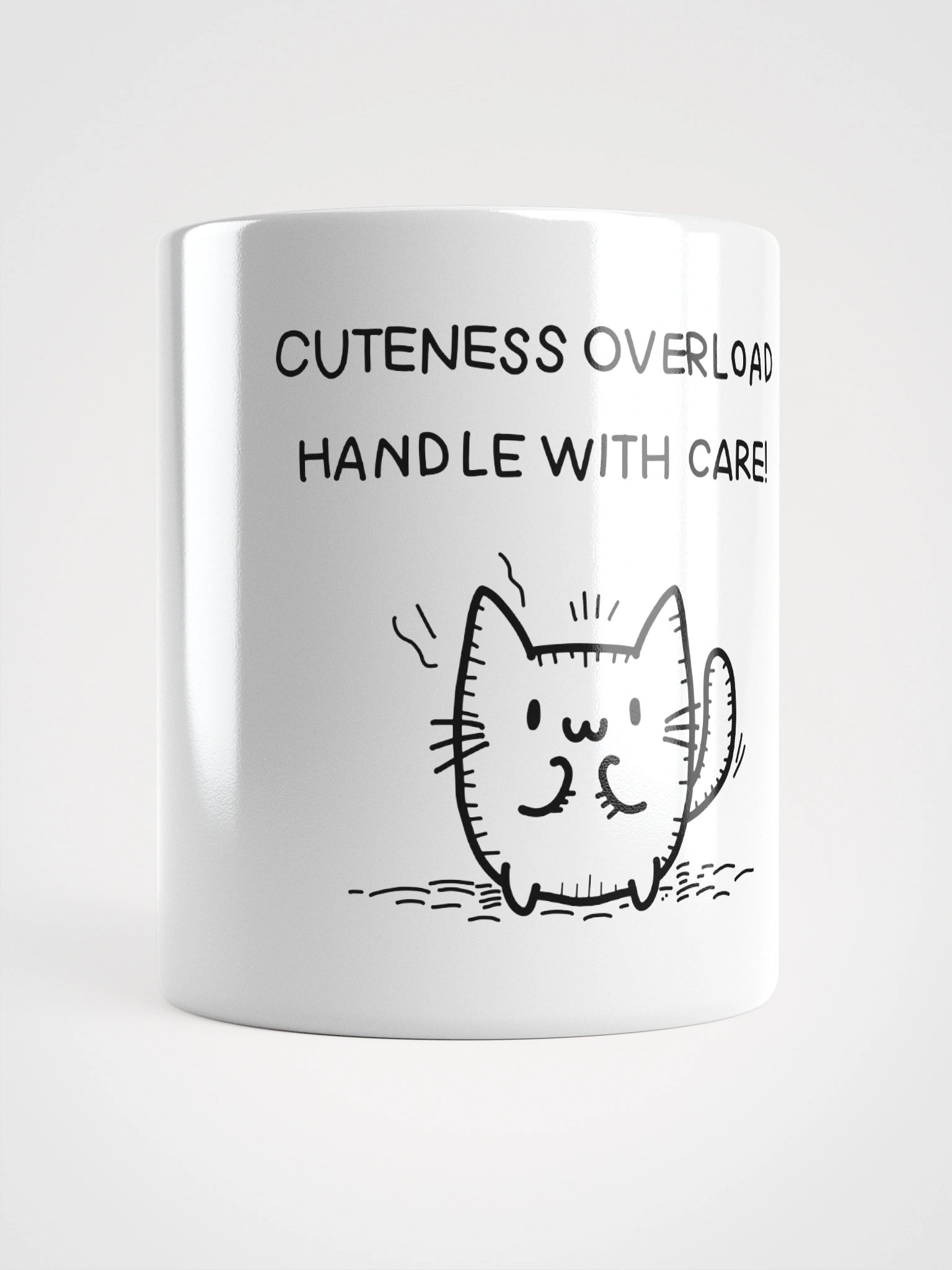 Cuteness Overload White Glossy Mug product image (16)