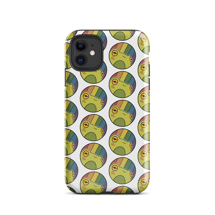 iphone case : froge rainbow-muted product image (2)