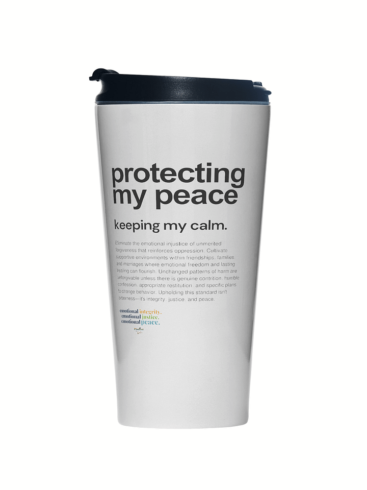 Official Planted By Calm | Calm Keepers Stainless Steel Travel Mug (Style 2, 15oz) product image (1)