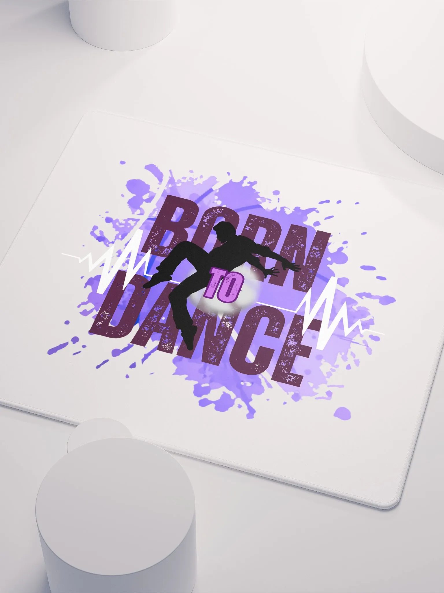 Born to Dance His Silhouette Gaming Mouse Pad product image (6)