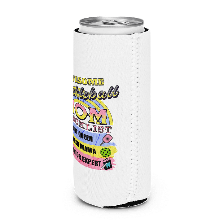 Awesome Pickleball Mom Checklist Can Cooler Checklist product image (2)