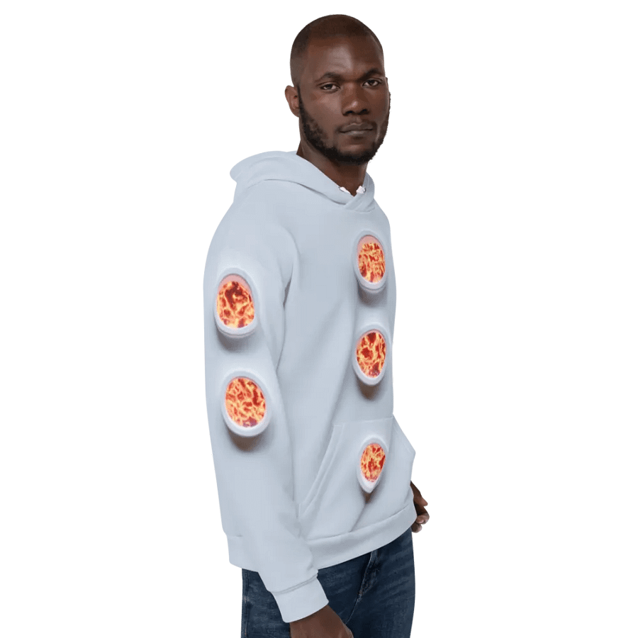 Energy of 3D Magma (unisex hoodie) product image (7)