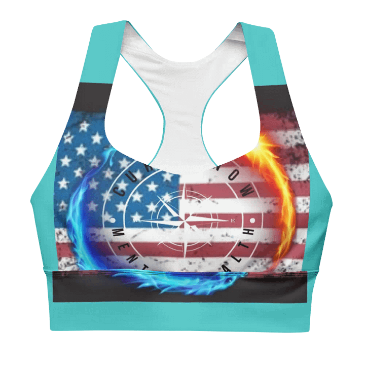 you matter sports bra - Dark Turquoise product image (1)