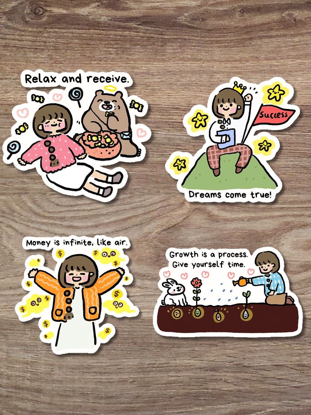 Positivity Glitter Stickers Bundle #2 product image (1)