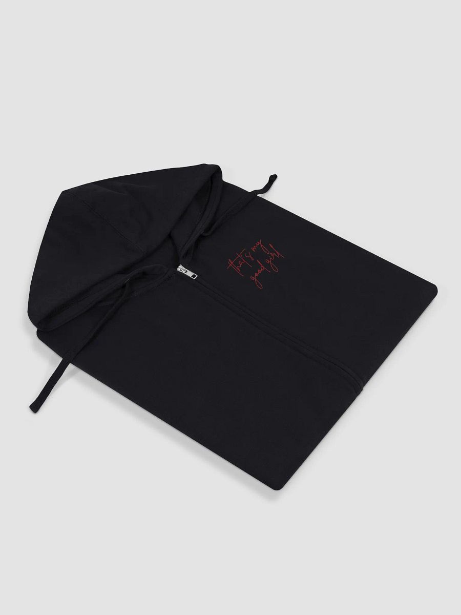 Crimson Cursive Zip-Up Hoodie product image (3)