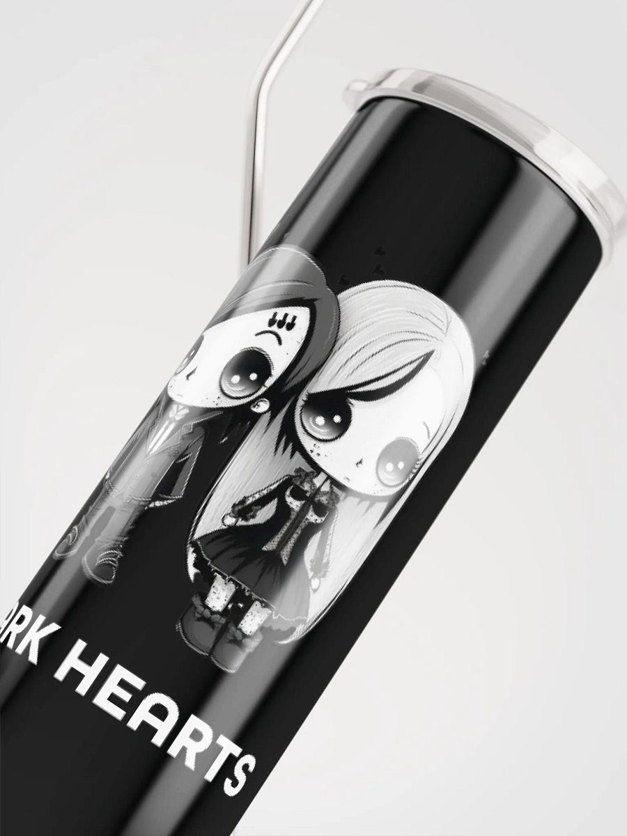 Dark Hearts Gothic Stainless Steel Tumbler - Valentine's Delight product image (5)
