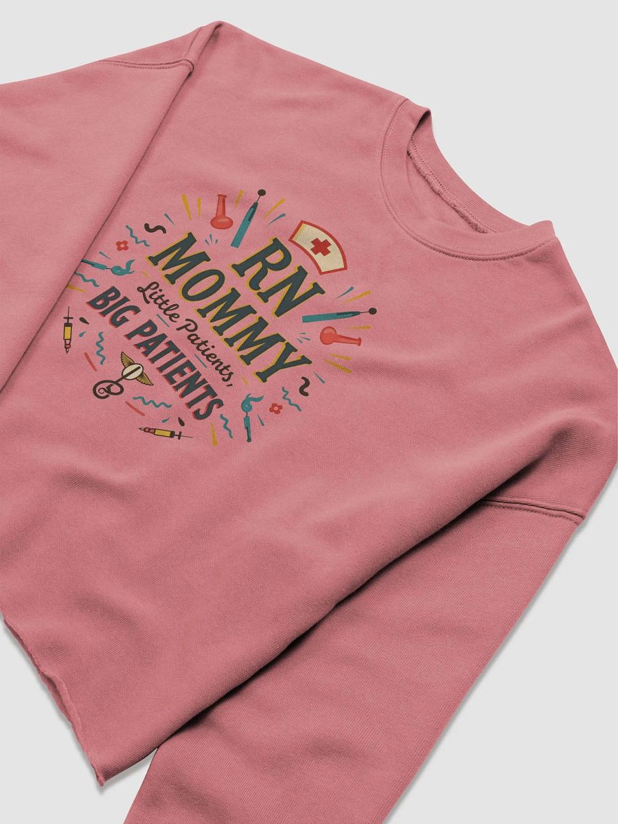 RN Mommy Medical-themed Crop Sweatshirt product image (14)