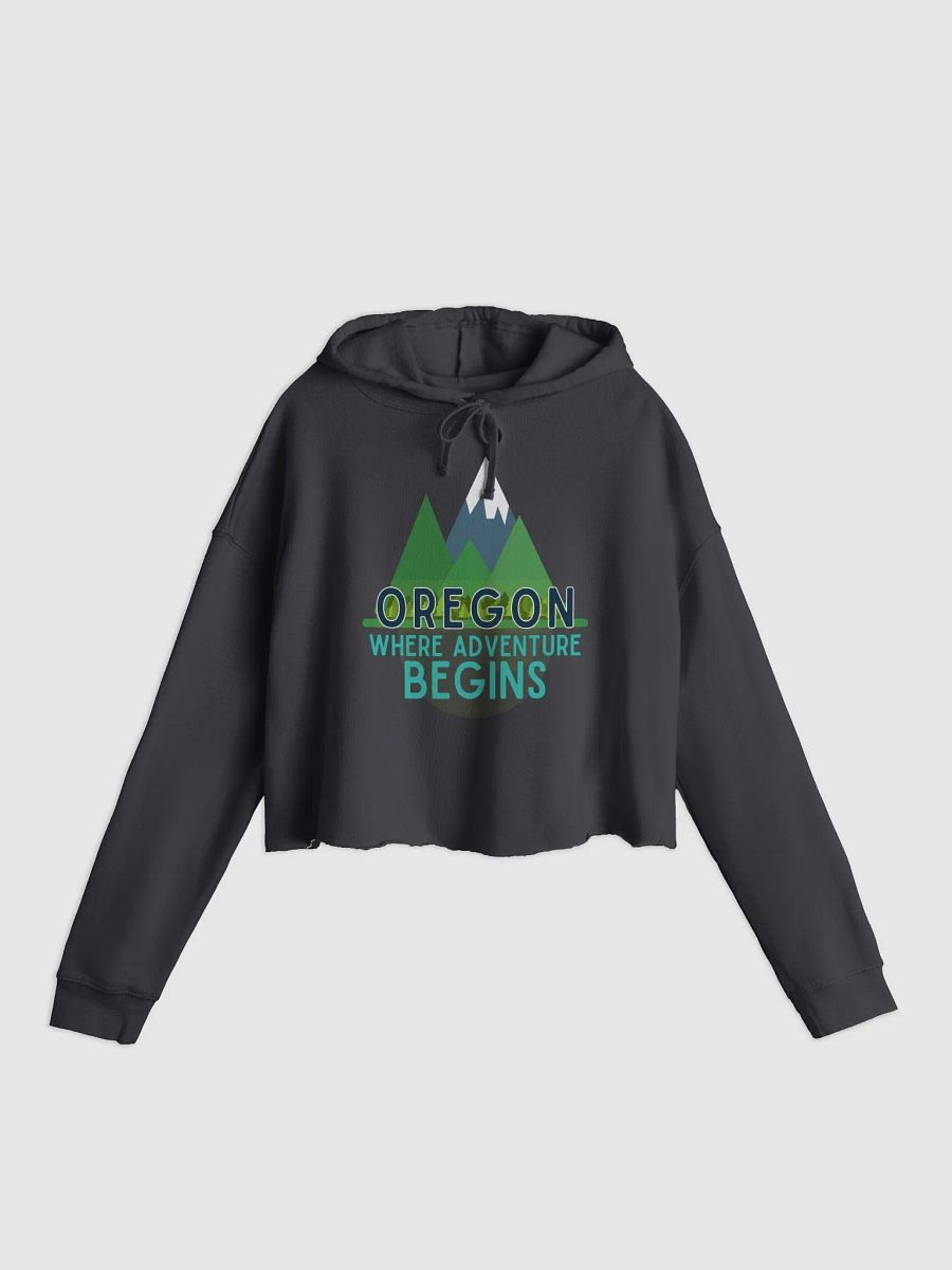 Oregon Adventure Mountain Lightweight Crop Hoodie product image (1)