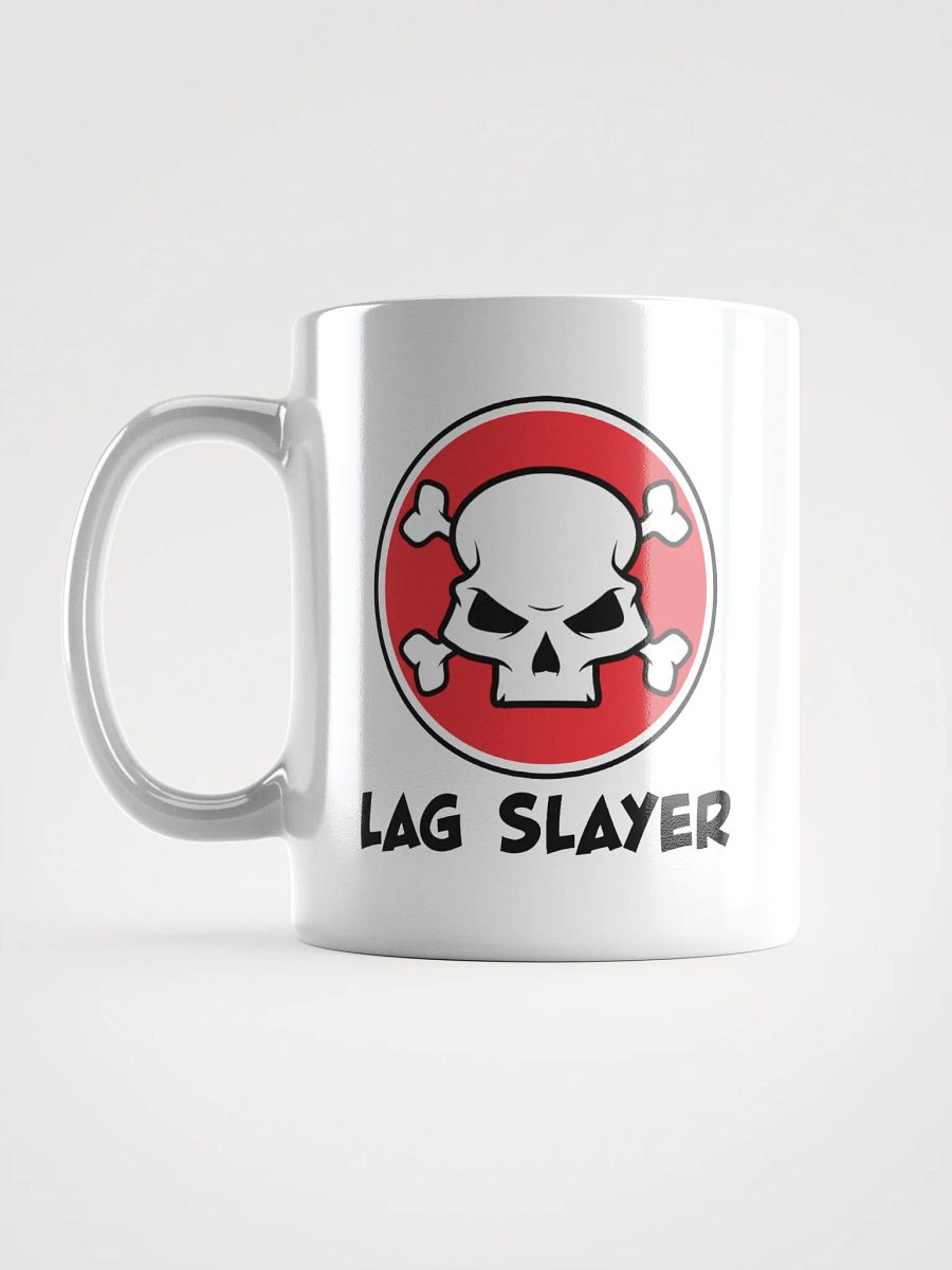 Lag Slayer Gamer Skull Coffee Mug product image (5)