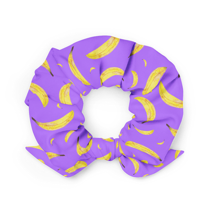 Bananapalooza purple scrunchie product image (2)