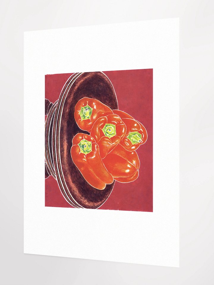 Red Peppers Piano Stool 03.09.86 Print product image (2)