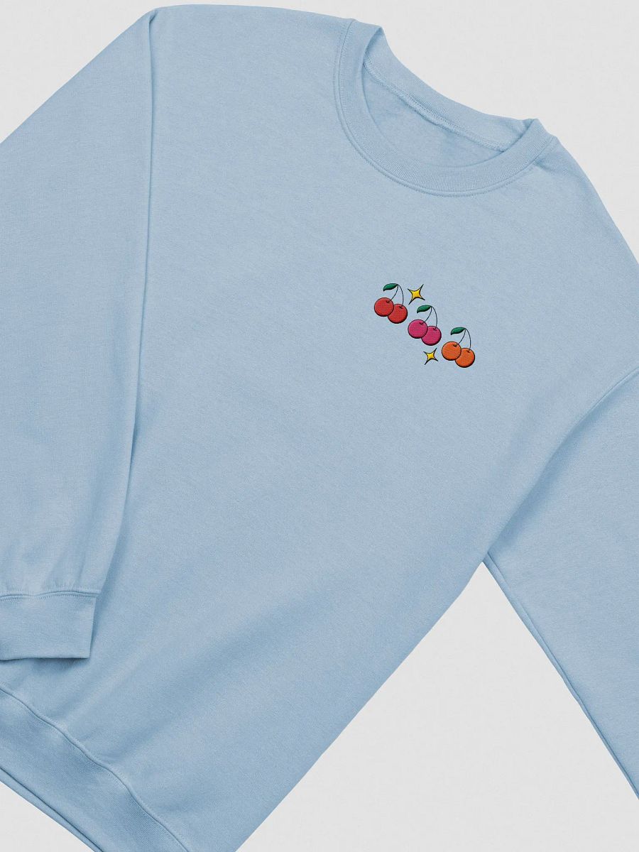 sparkle cherries embroidered crewneck product image (4)