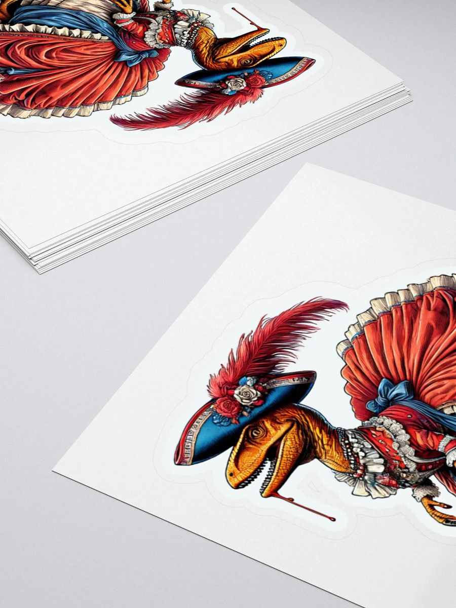 New American Dinosaur Sticker - Raptor Trot product image (4)