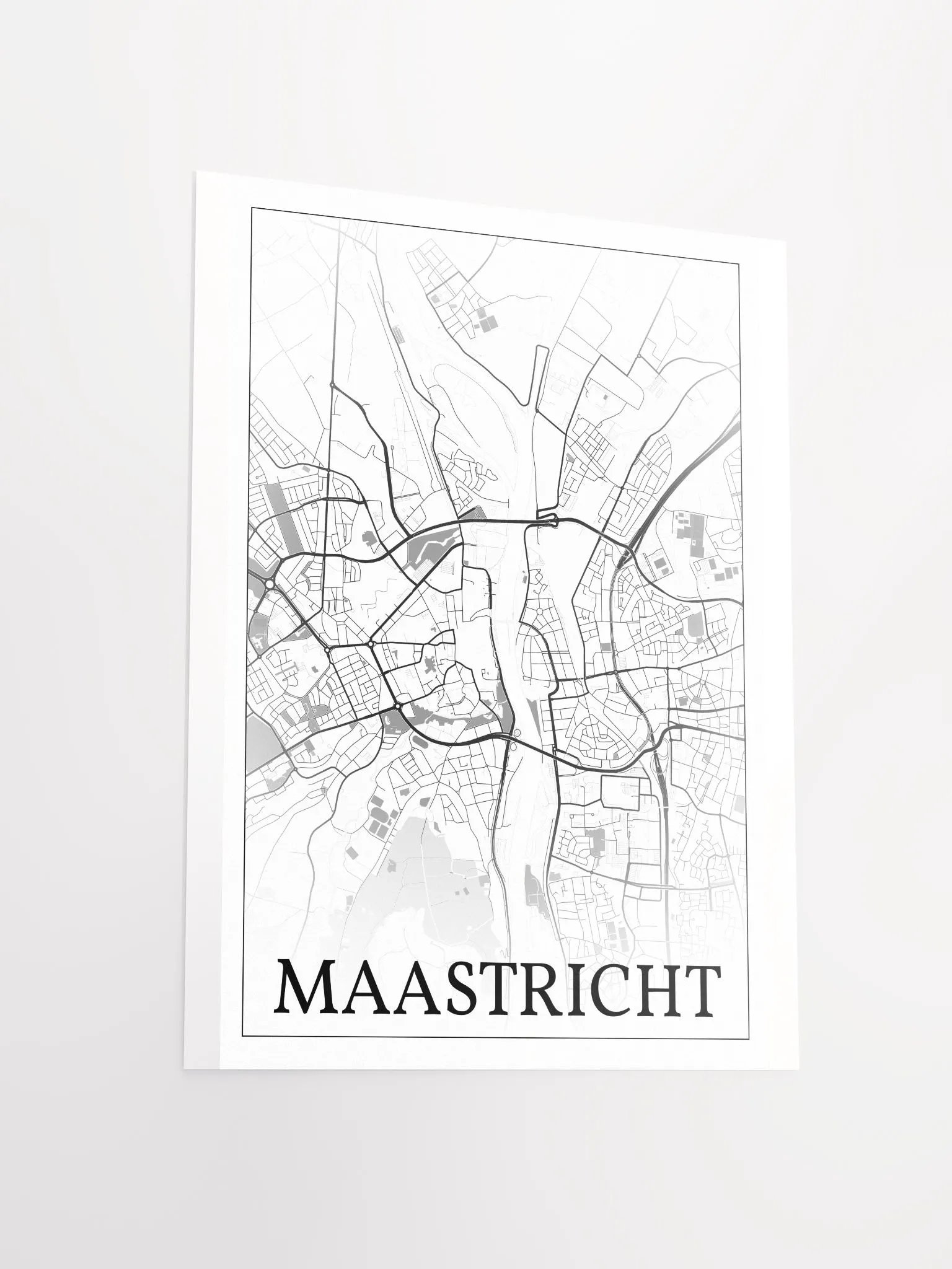Maastricht, Netherlands, city map print product image (13)