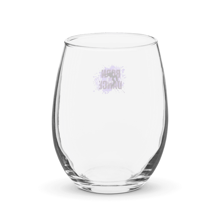 Born to Dance His Silhouette Tiny Print Reverie Stemless Wine Glass product image (2)