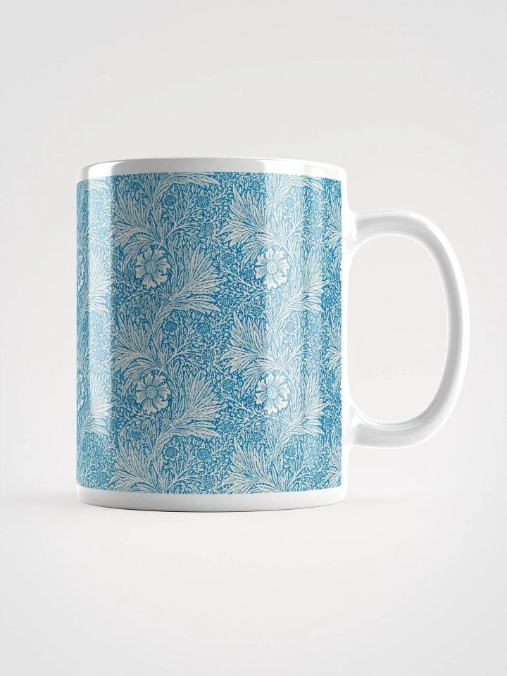 Marigold Pattern White Glossy Mug product image (1)