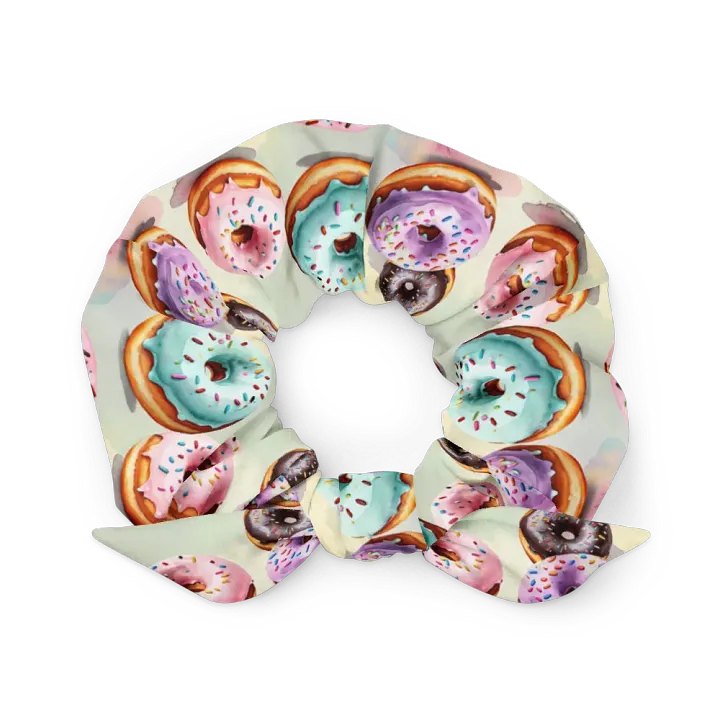 Hair Scrunchie - Pastel Sprinkled Donuts product image (1)