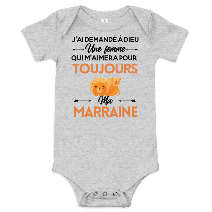 J’ai demandé à Dieu une femme qui m'aimera pour toujours, ma Marraine product image (2)