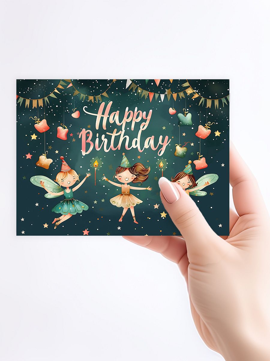 Enchanting Fairy Birthday Card product image (1)