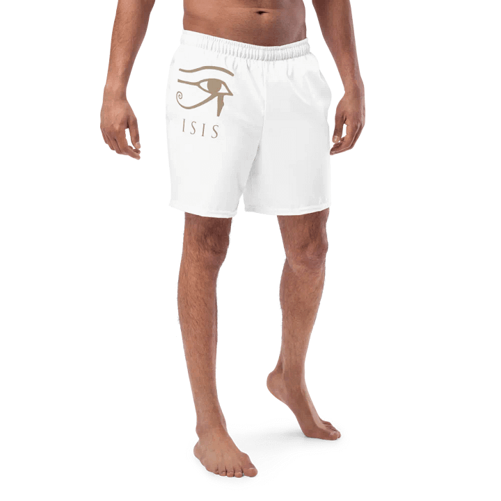 Isis White Swim Trunks product image (1)