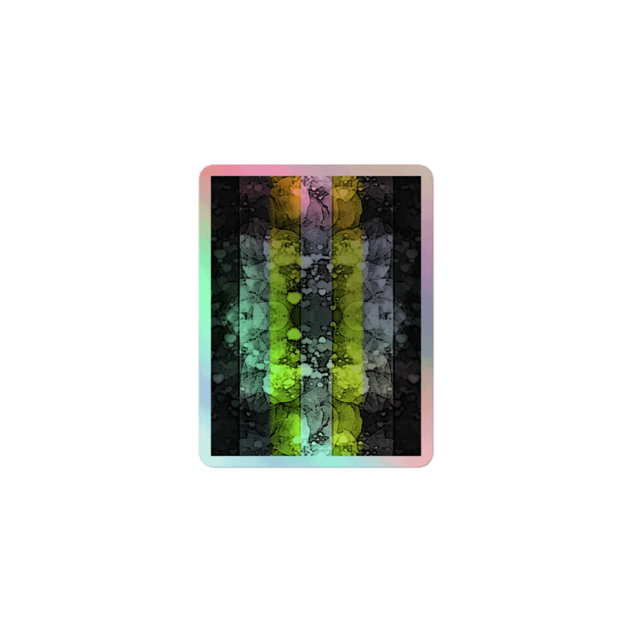Demigender Pride Flag Sticker (Textured Variation) product image (1)