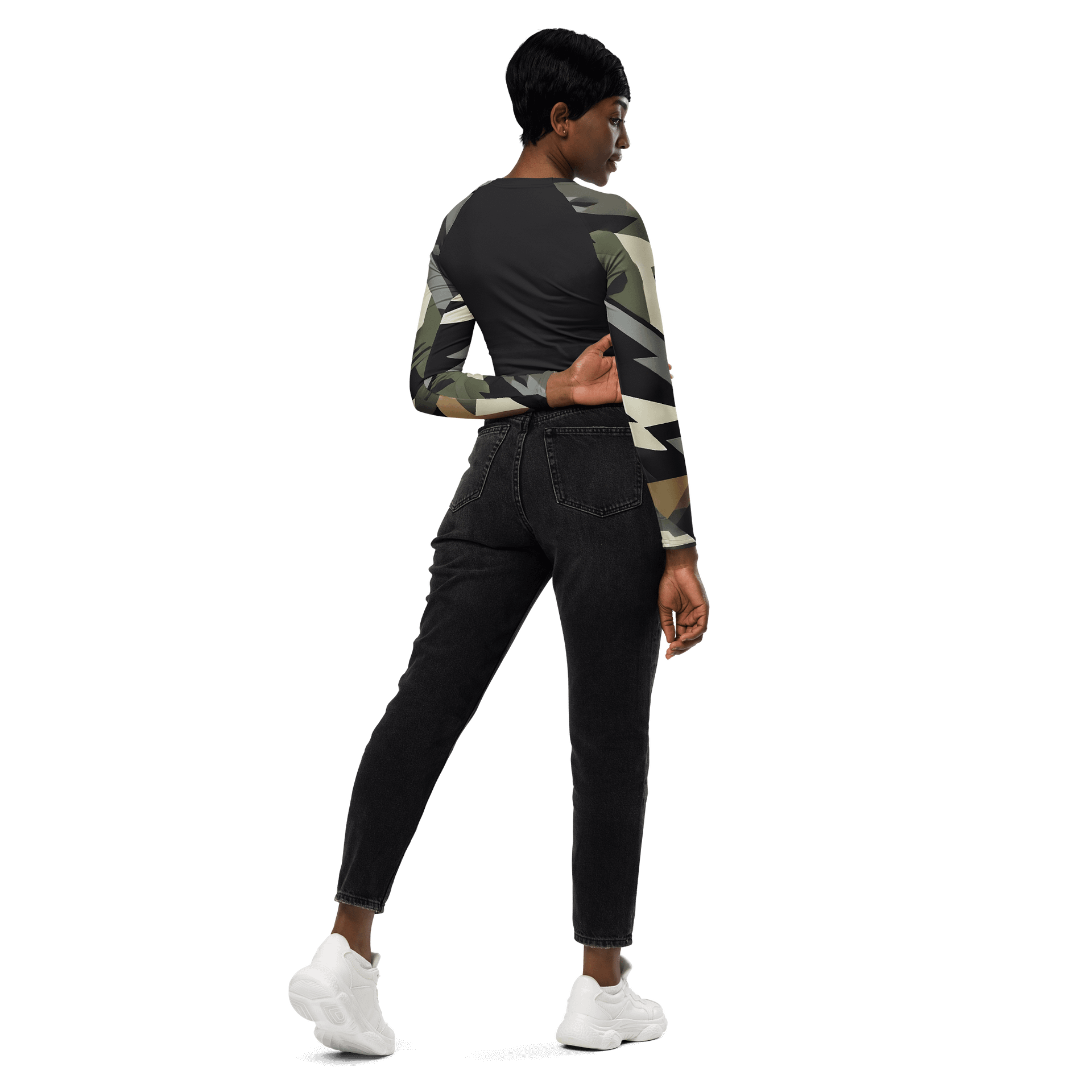 The Carmen Long Sleeve Crop Top product image (6)