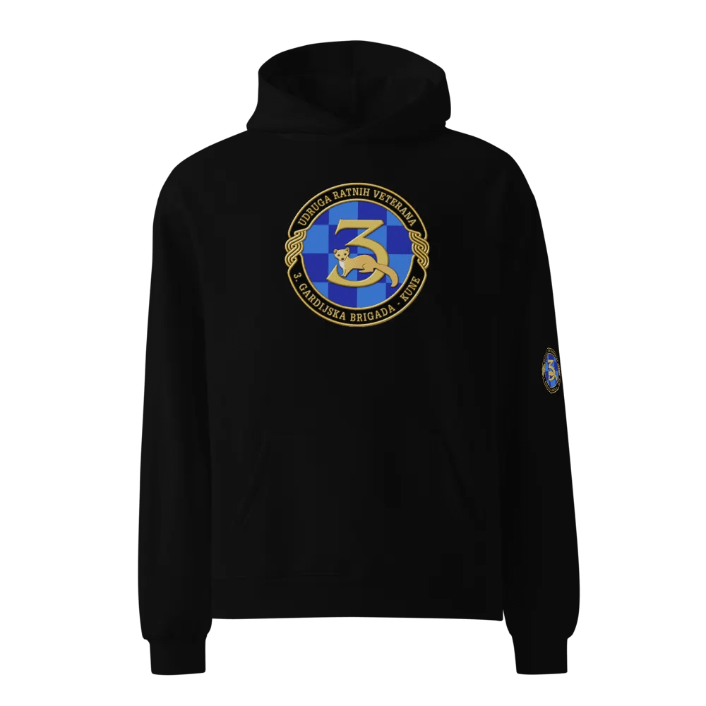Kune 3 G.B.R Golden Emblem Oversized Hoodie product image (5)