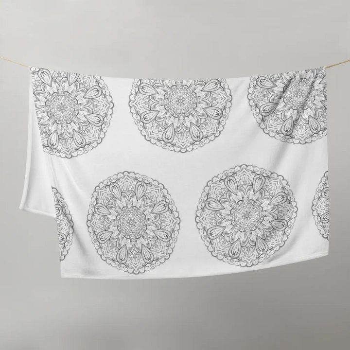 Mandala Harmony Throw Blanket product image (1)