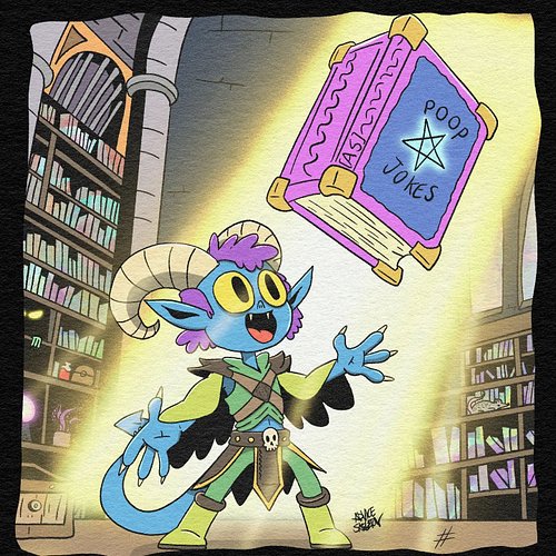 The bard finds the source of comedy.