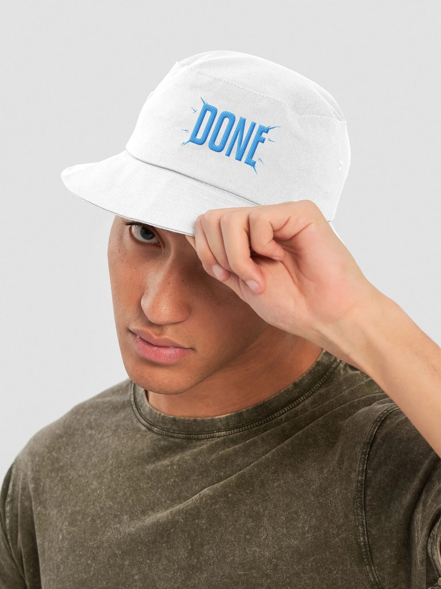 'DONE' Blue Bucket Hat product image (4)
