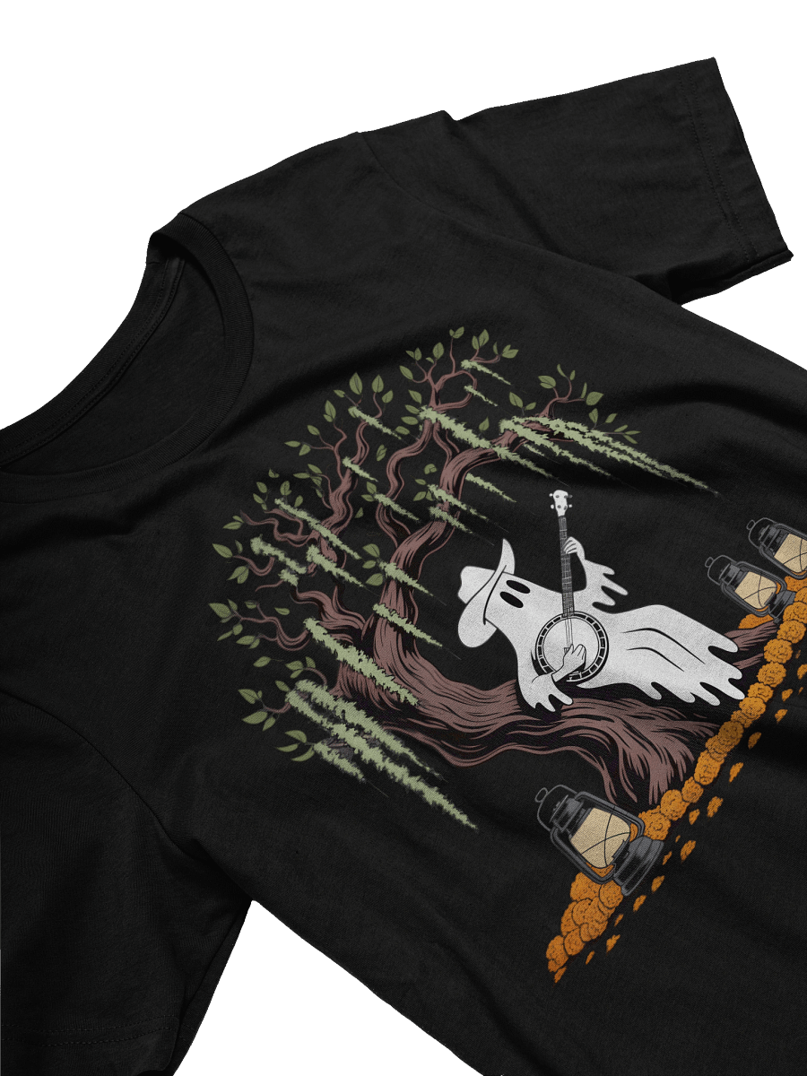 Spooky Serenade Ghost Banjo T-Shirt product image (5)