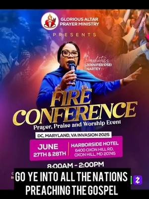 Fire Conference in Maryland.  Come and Be Blessed ..#prayer #fire #Conference #prayers #dmv 