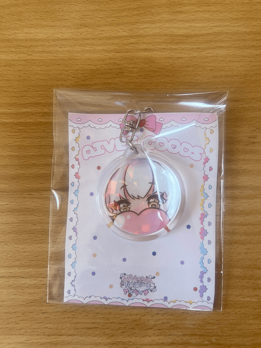 Circle Heart Acryllic Keychain product image (2)